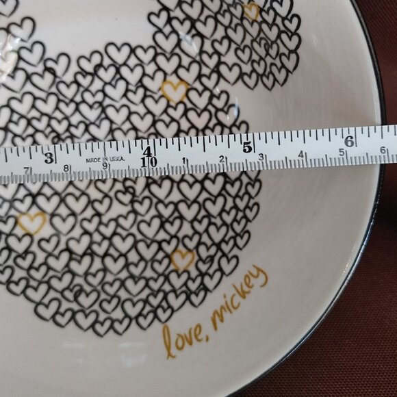 Mickey Mouse Heart Pattern Bowl - Picture 6 of 6